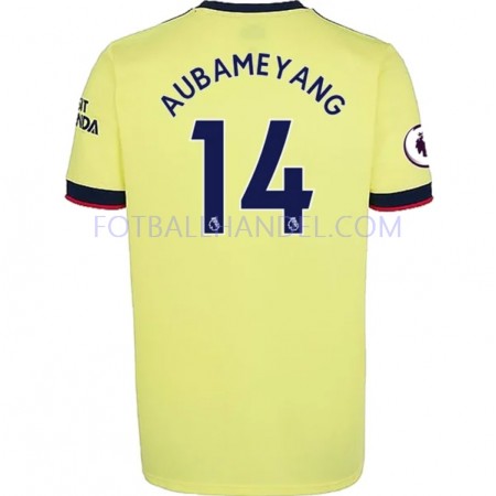 Herre Fotballdrakter Arsenal Pierre-Emerick Aubameyang 14 Borte 2021-22 Kortermet